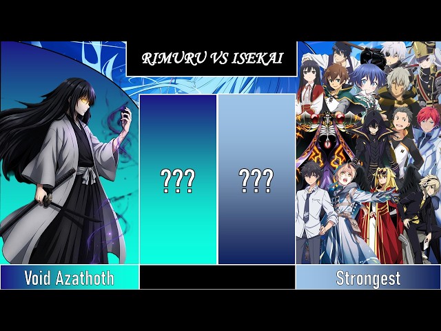 RIMURU TEMPEST VS ANIME STRONGEST ISEKAI POWER LEVEL