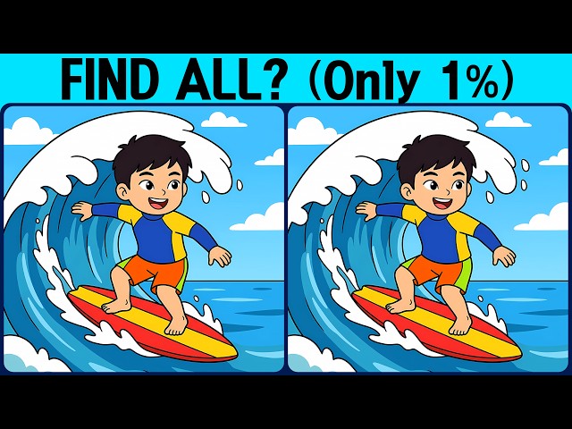[Spot the Difference Brain Training] If you solve this puzzle, you are a genius!