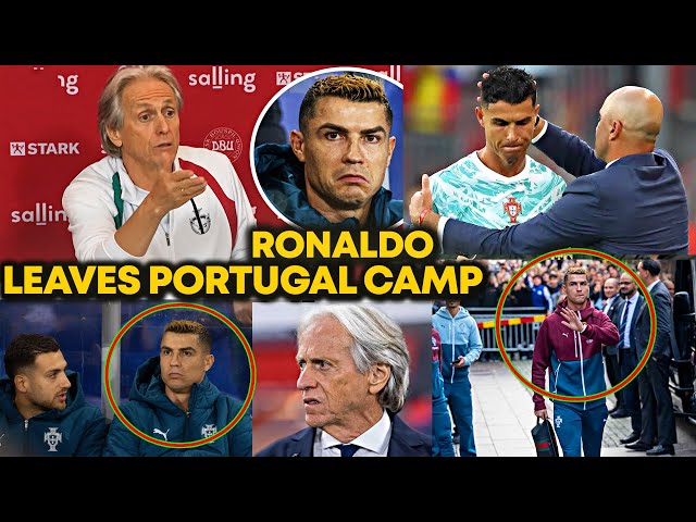 Birababaje,Ronaldo avuye mumupira nabi,asohotse muri Locale yikipe yigihugu Portugal kubera bench?
