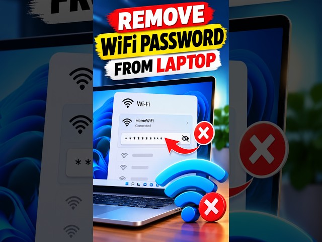 How To Remove WiFi Password From Laptop ( 2026 )