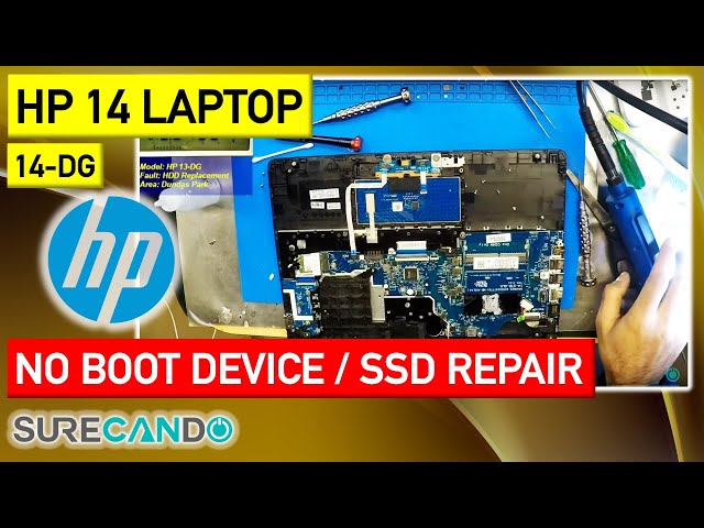 HP 13-DG Boot Device Not Found Repairing on board 64GB Flash NAND Chip Sk Hynix Reflow Method