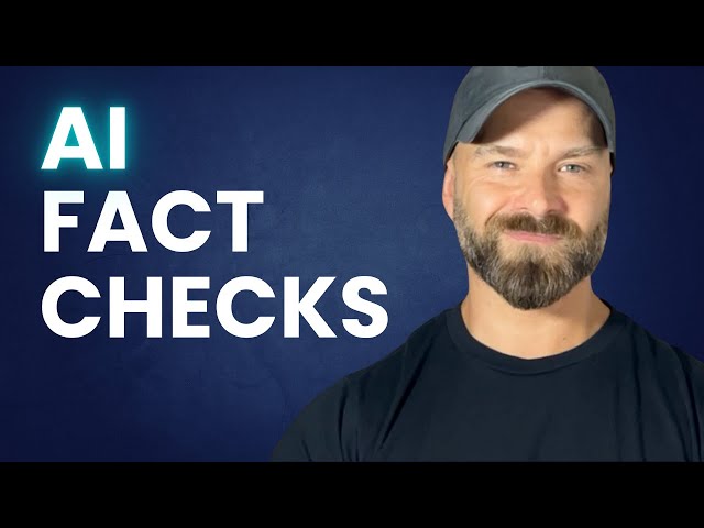 How to Fact Check AI Outputs