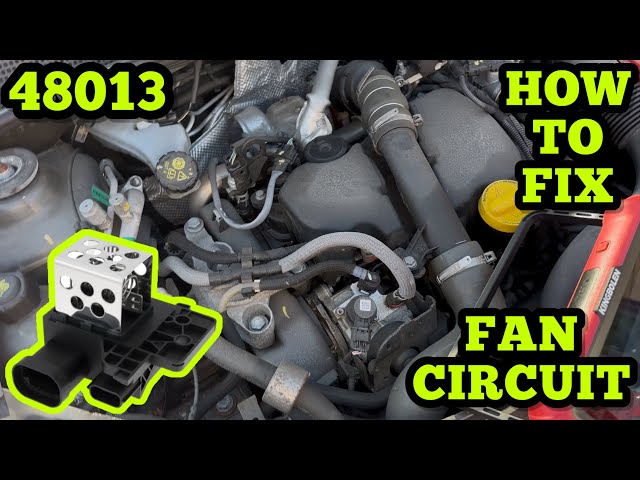 Dacia 48013 Low Speed Fan Control Circuit  - How To Fix DIY