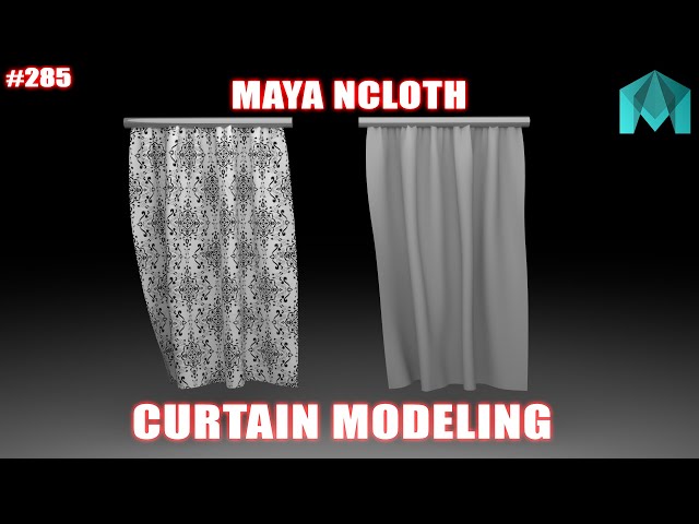Maya beginners tutorial - Curtain modeling