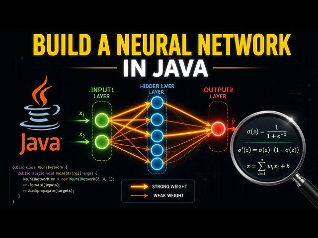 From Zero to Neural Network in 120 seconds – Understand Backpropagation in Java