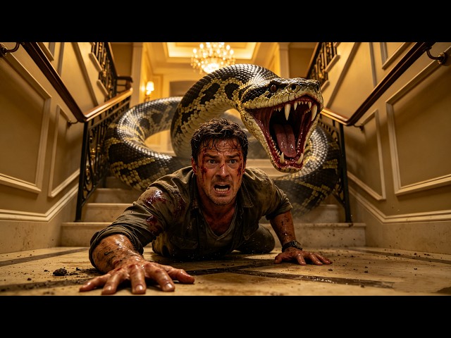 Mansion Snake Onslaught – Scared Man Screams, Shock Twist Awaits – 4K Thriller Film#盗墓笔记 #恐怖 #drama