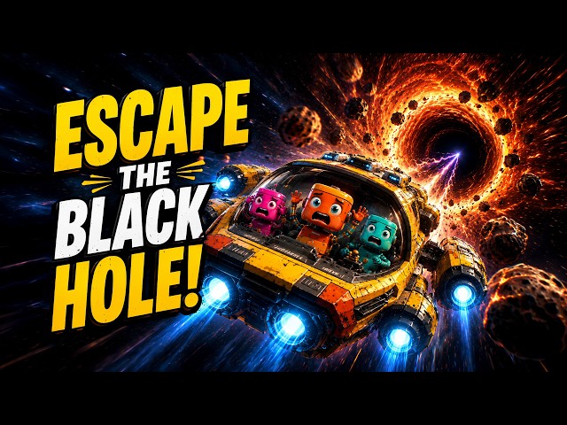🚀 Escape the Black Hole! 🌌 | Space Adventure Song for Kids | Rusty's World