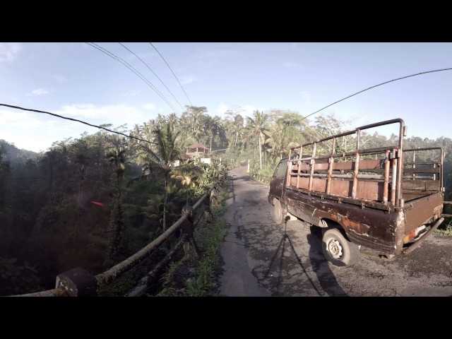 360 video: Rice Fields in Tegalalang, Bali, Indonesia