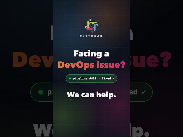 Deployment Failed at 2 AM? Not Your Problem Anymore | 1:1 DevOps & SRE Support | Cyttorak Pvt Ltd