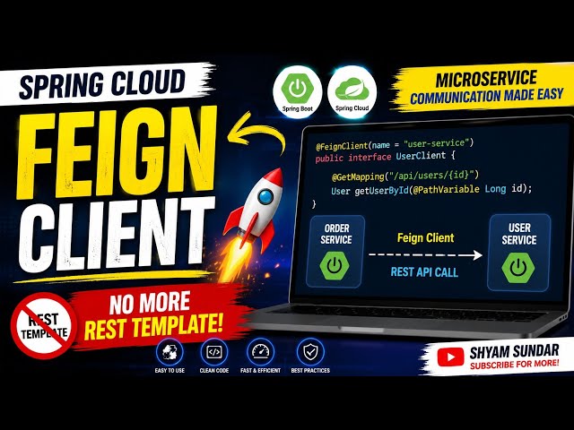 Spring Cloud OpenFeign Tutorial  | Easy REST Calls Between Microservices