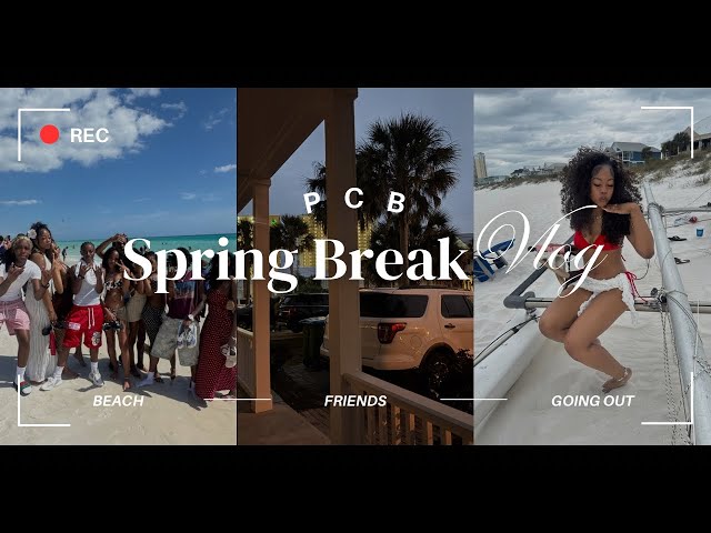 PCB Spring Break Vlog 26’ ☀️ | Going out | Friends🎭