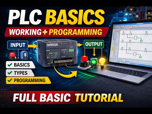 PLC Basics for Beginners | PLC Basic Programming | Types of PLC & How PLC Works