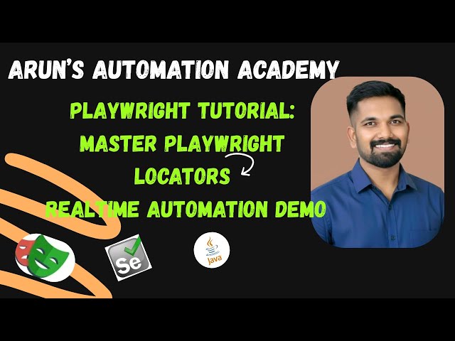 Playwright Locators Explained: getByRole, getByPlaceholder & getByText (Realtime Demo)