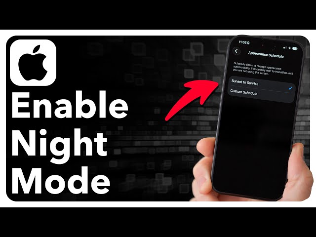 How To Enable Night Mode On iPhone