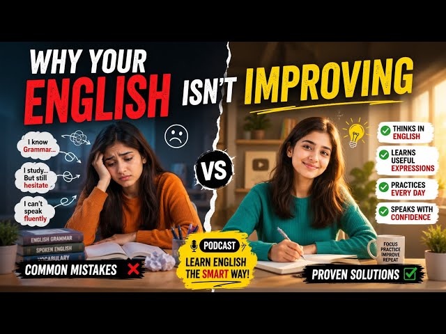 Learn English Like a Fluent Speaker || #englishpodcast #spkonenglish #learnenglish 