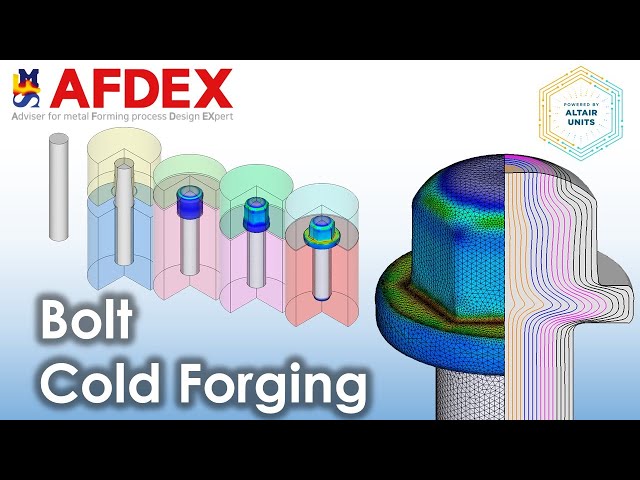 Bolt Forming Simulation - Forging Simulation Software | #AFDEX