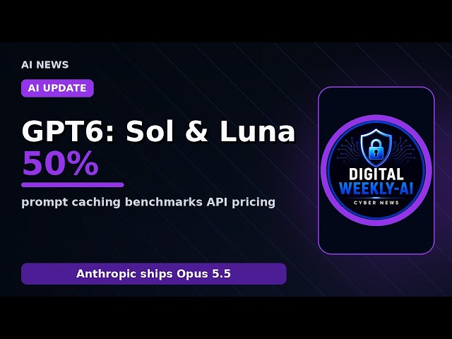OpenAI Cuts GPT‑6 API Prices ~50% — Sol & Luna Live; Anthropic, Nokia, Kyutai, SpeakON Updates