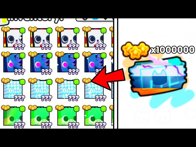 I Used 1,000,000 Spinny Wheel Tickets for New HUGES in Pet Simulator 99