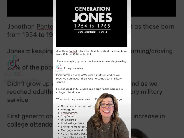 What Is Generation Jones?