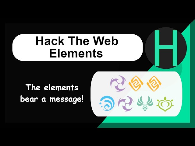 Hack The Web - Elements - Secret Messages - Easy Challenges