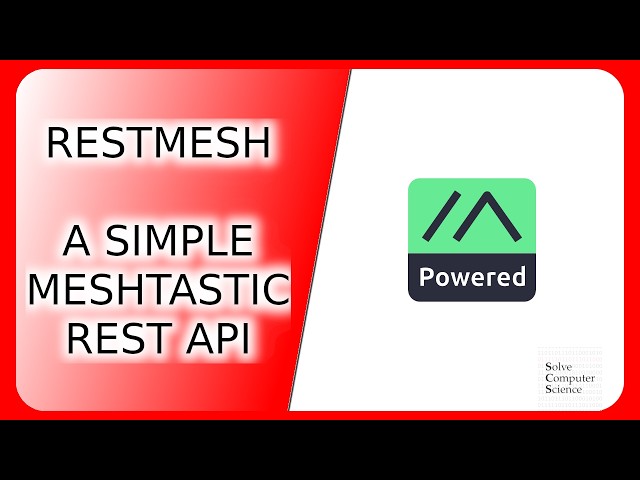 restmesh: a simple Meshtastic REST API