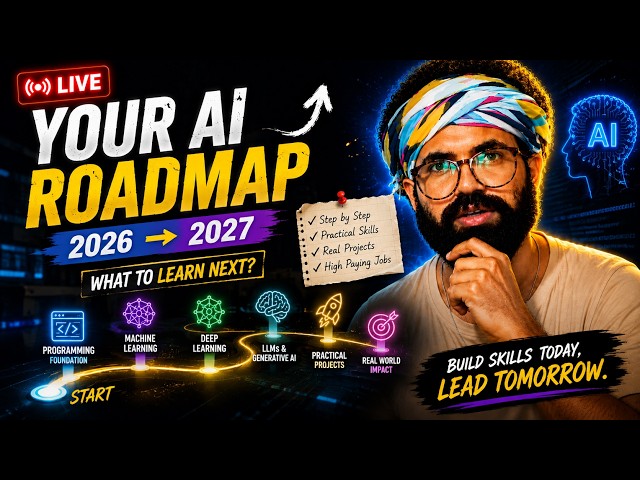 The Ultimate AI Learning Roadmap for 2026 and 2027 | Hindi