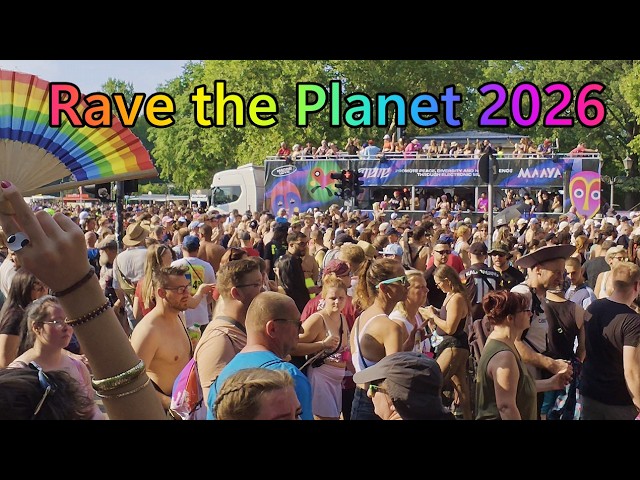 Rave The Planet 2026 (IMAGINA EL AMOR) ❤️ Multitudes enormes en Berlín