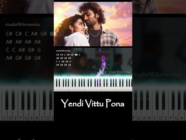 Yendi Vittu Pona Keyboard Cover | Piano Notes | Dragon | Leon James | Fernandez 6