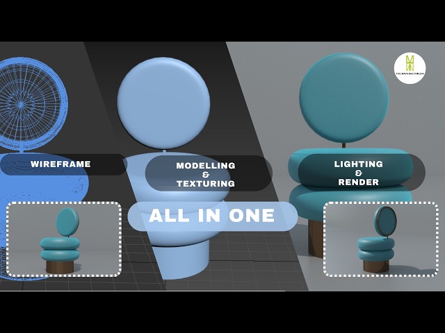 FULL MODELLING, TEXTURING AND LIGHTING OF SOFA IN 3DS MAX VRAY | FURNITURE MODELLING IN 3DS MAX |