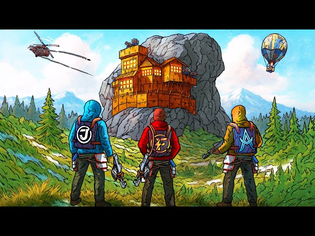 We BUILT the MOST EFFICIENT GOD ROCK BASE - Rust (Movie)