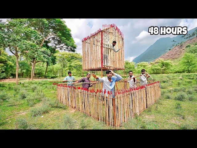 Survival Shelter Built in the Jungle