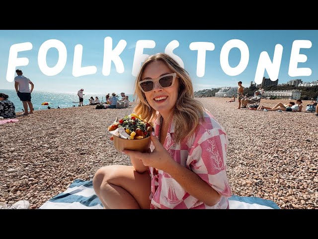 Best day trips from London 🇬🇧 Folkestone, UK ☀️🌊