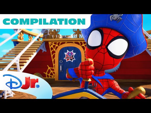 Meet Spidey Season 4 FULL SHORTS Compilation! Pirate Adventures + New Friends! 🏴‍☠️ | @disneyjr