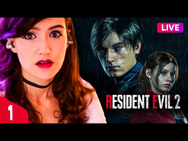 RESIDENT EVIL 2 STARTS NOW! 💜 NO SCREAM GUARANTEE