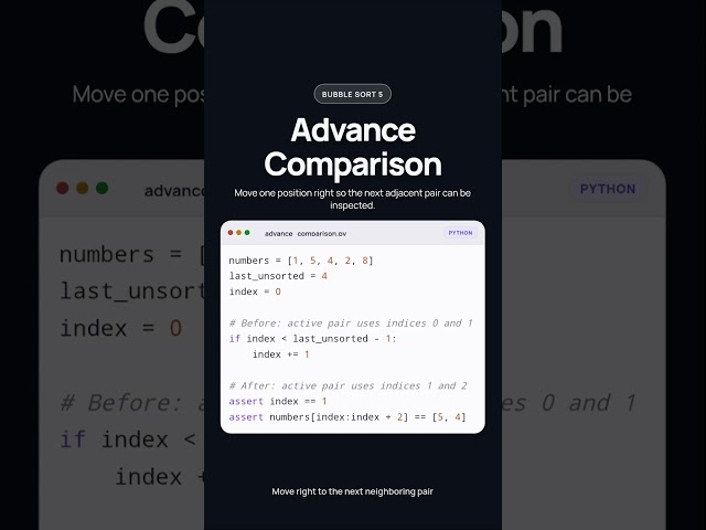 Bubble Sort in Python 🫧 | DSA for Beginners #Python #BubbleSort #DSA #CompileQuestHub