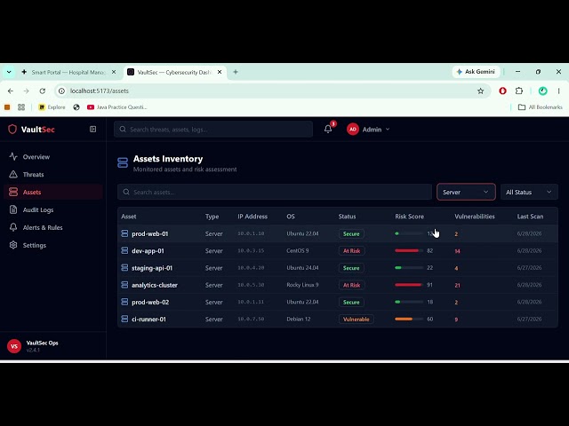 VaultSec - WEEK 4 Techognify internship program.