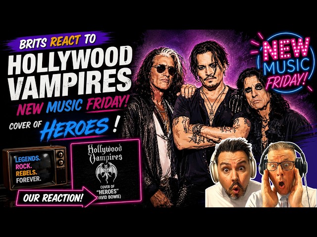 Hollywood Vampires – Heroes | Can They Do David Bowie’s Classic Justice?! Brits React