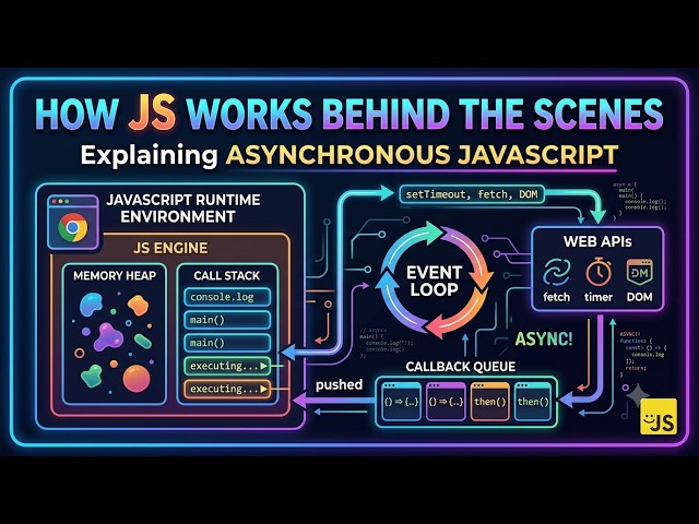 يعنى ايه الجافاسكريبت single threaded و يعنى ايه Javascript Asynchronous Programming