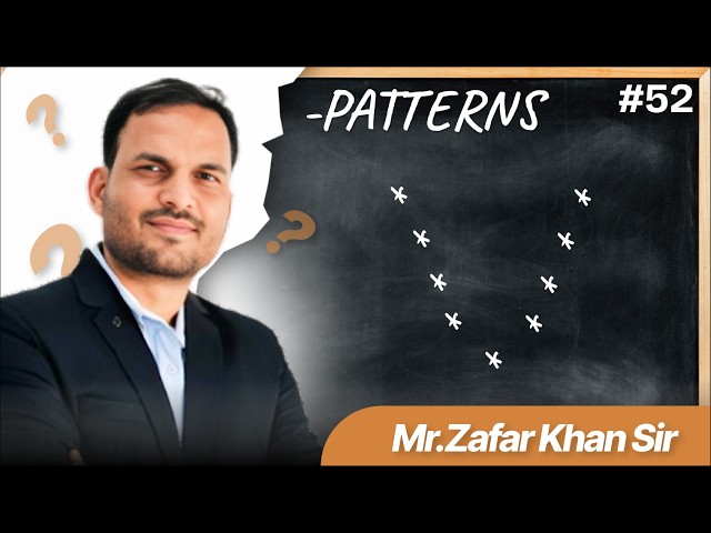 52. Python Star Pattern Program Explained by Zafar Khan Sir