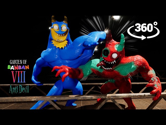 Garten of Banban 8 Boss Fight in 360° VR | FLUMBO Vs BANBAN