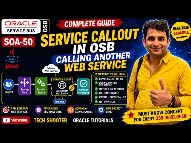 SOA-50 | Service Callout in OSB | Calling Another Web Service | Real-Time Example
