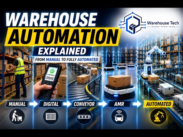 Warehouse Automation Explained: From Manual to Fully Automated