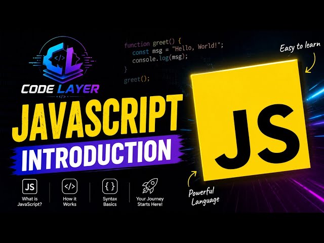 JavaScript Tutorial for Beginners #1 | Introduction to JavaScript