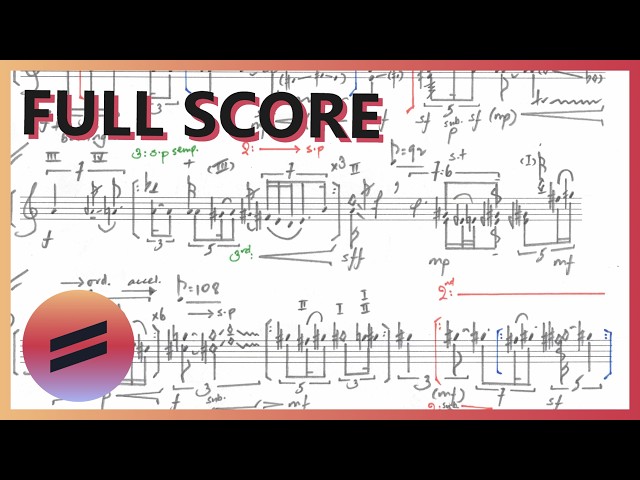 Sean Quinn — can i forget the rising sun [w/ score]