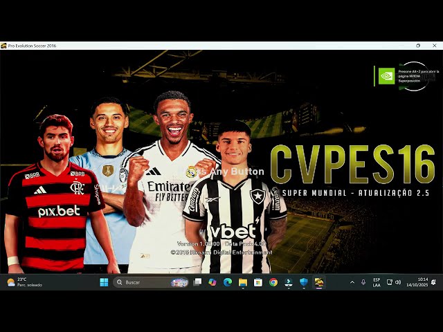 NEW PARCHE CVPES16 2.5 AIO / INSTALATION - PES 2016 PC