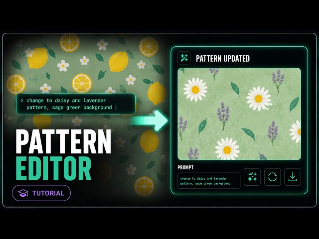 Pattern Editor: Manage an Entire Design with One Text Prompt