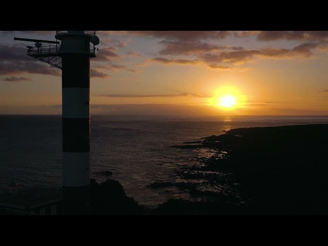 A Lighthouse's View - sunset | stock video