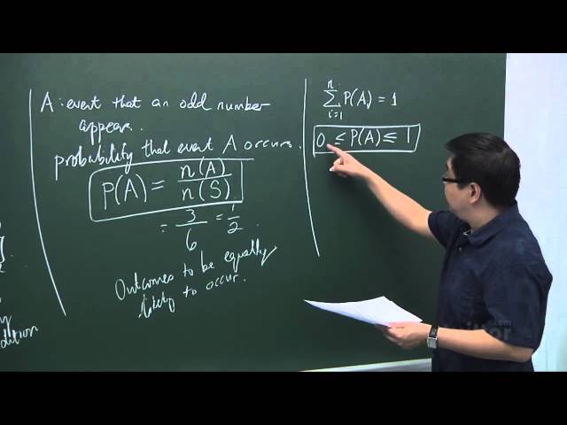 JC Mathematics H2 - Topic 15  Probability Demo Video