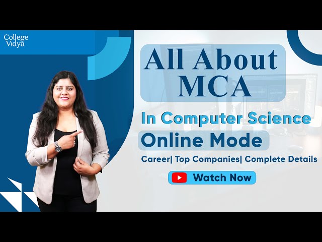 What is Online MCA in Computer Science? Complete Details in Hindi | Salary | Fees