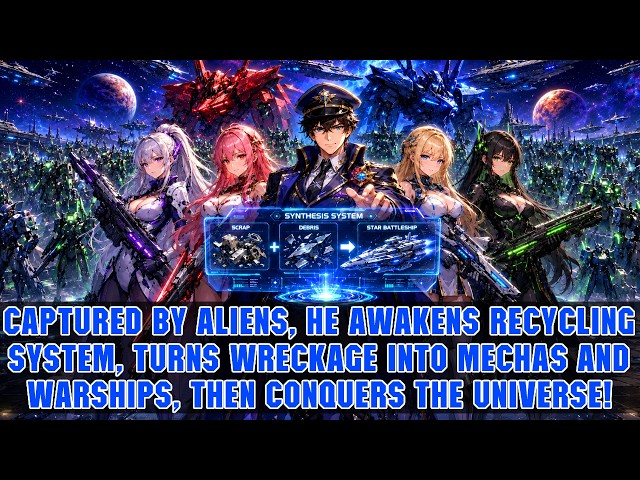 🔥Boy Gets a Universal Recycling System, Turns Debris Into Mechs and Warships, Builds a Space Empire!